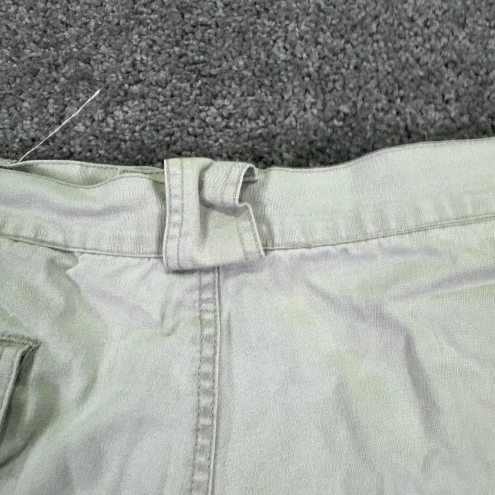 G.P.S. Cargo Shorts Mens 42 Beige Cotton Elastic Waist Pockets Outdoor Casual